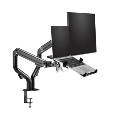 Monitor-Stand-With-Laptop-Tray